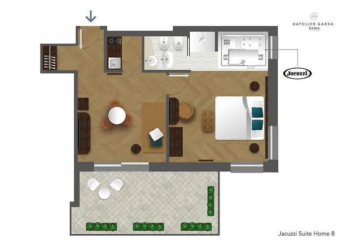 아파트 Jacuzzi By Enjoy Garda 페스키에라델가르다